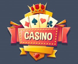 animerad bild casino med krona högst upp